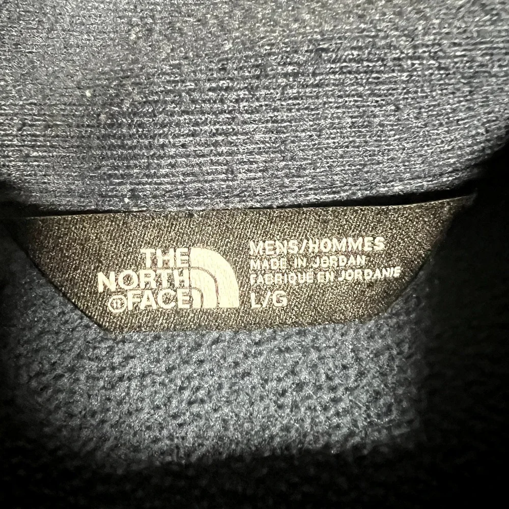 The North Face Sweater Mens‎ Large Blue Full Zip Outdoor Pullover Casual Preppy